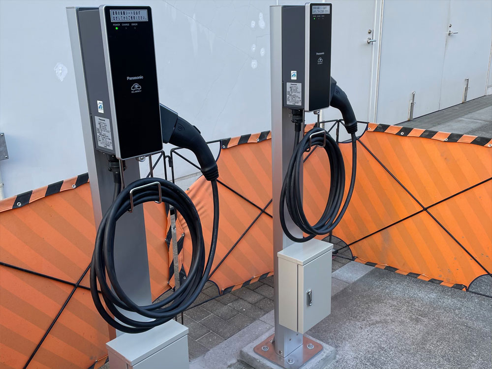 急速充電器設置工事