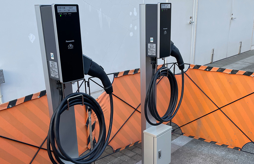 急速充電器　設置工事